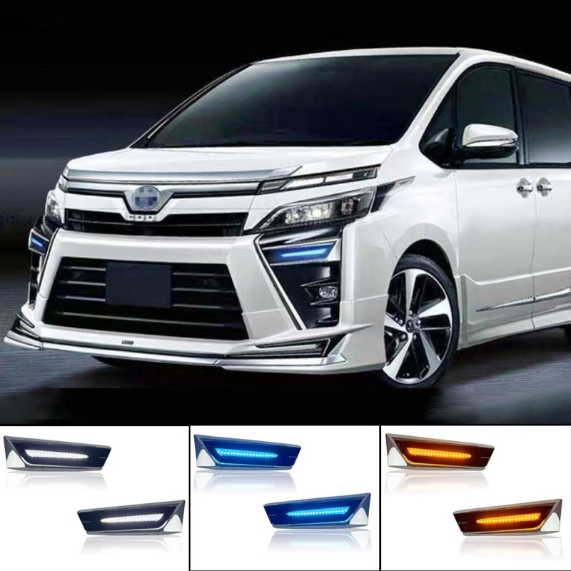 适用于丰田VOXY80系前包围灯改装蒙娜丽莎前杠灯日间行车灯转向灯