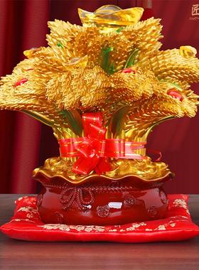 麦穗摆件招财进宝开业礼品