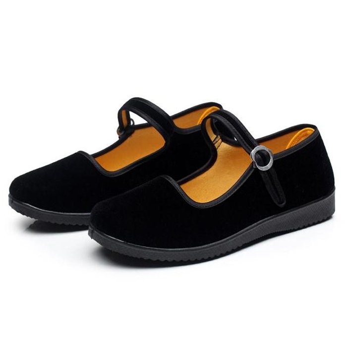 老北京布鞋女鞋黑色工