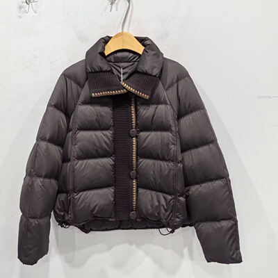 JYX-1687时尚休闲90白鸭绒保暖羽绒服宽松短款外套冬装2026女新款