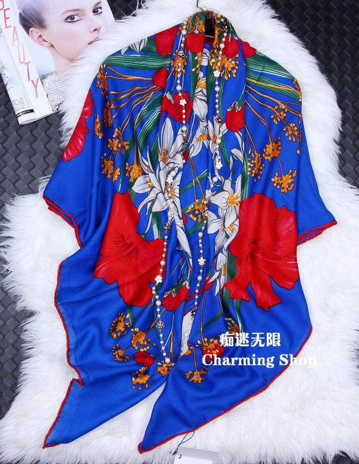 亏本清仓！纯真丝大方巾丝巾围巾女披肩羊绒围巾秋冬保暖披肩舒适,服饰配件/皮带/帽子/围巾,围巾/丝巾/披肩,淘宝优惠券,粉丝福利购,淘宝优惠卷