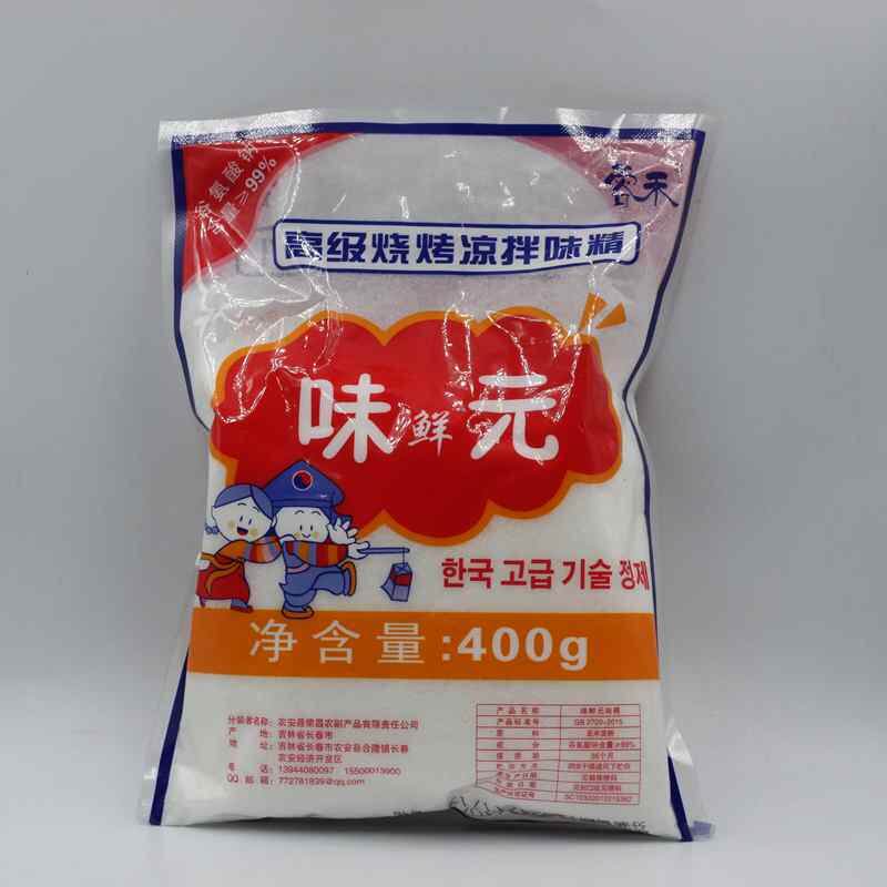 味鲜元烧烤凉拌味精400g韩国味元增鲜大袋商用韩餐烤肉烤肉串拌料
