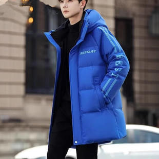 易菲妍女装官方旗舰店正品羽绒服中长款2025冬季时尚加厚白鸭绒男
