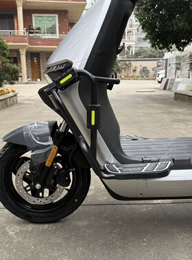 适用九号M385C/M395CMax/M395C加粗加厚加宽踏板护杠脚踏一体改装