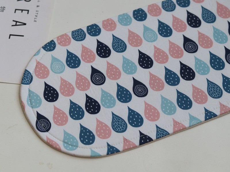 小清新家用 北欧布艺 餐垫碗垫盘子隔热垫 餐厅 长圆形餐盘垫子