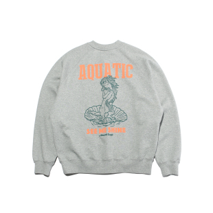 美式 ABSURD 趣味海獭插肩袖 荒诞逻辑 复古加绒卫衣纯棉男女 LOGIC