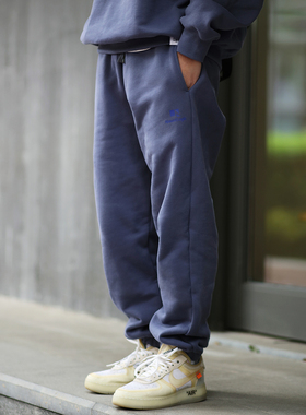 ABSURD LOGIC荒诞逻辑美式街头潮牌宽松重磅加绒加厚卫裤男女同款