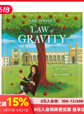 【预售】给好奇心灵的大创意：牛顿的万有引力定律 Isaac Newton's Law of Gravity  原版英文儿童绘本 善本图书