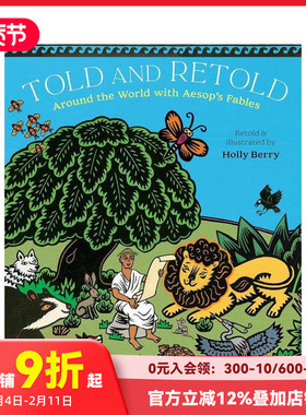 【现货】重述伊索寓言 Told and Retold 进口原版英文儿童绘本故事书 善本图书