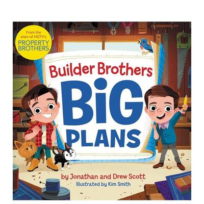 【现货】建设者兄弟:大计划 Builder Brothers: Big Plans 原版英文儿童绘本