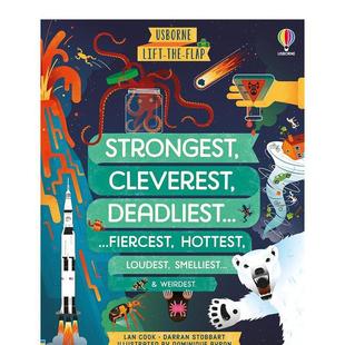 【现货】【翻翻书】最坚强/最聪明/最致命的 Strongest, Cleverest, Deadliest 英文原版进口趣味儿童绘本 善本图书