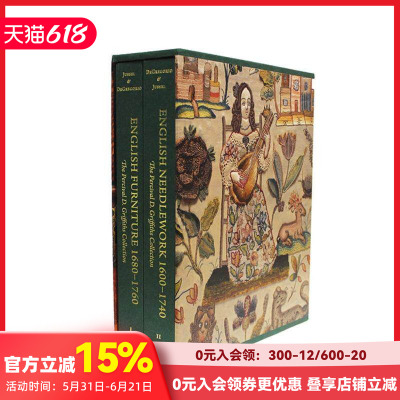 【预售】英国家具 1680-1760；英国针织 1600-1740 English Furniture English Needlework 进口原版英文综合设计艺术 善本图书
