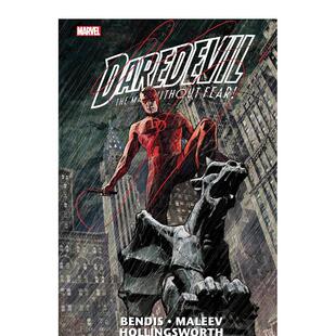 英文漫画 Daredevil 合集卷1 Bendis Vol. 原版 Omnibus 敢死队：本迪斯和马利夫 Maleev 善本图书 英文漫画书 预售