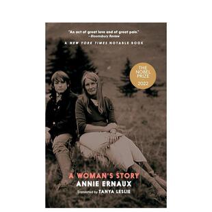 英文原版 善本图书 Ernaux Woman’s 故事 2022年诺贝尔文学奖Annie 一个女人 进口文学小说 Story 现货