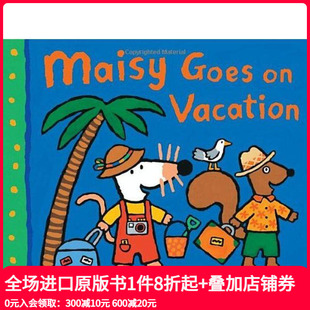 Vacation小鼠波波去度假 Maisy系列Goes 英文儿童绘本适 预售