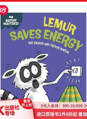 【现货】自然小课堂：狐猴节约能源（精装） Nature Matters: Lemur Saves Energy 原版英文儿童绘本 善本图书