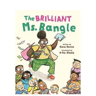 【预售】聪明的班吉女士 The Brilliant Ms. Bangle 原版英文儿童绘本