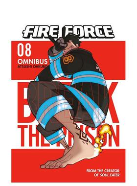 【预售】英文漫画 炎炎消防队 合集8 Fire Force Omnibus 8 (Vol.