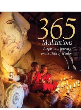 【现货】365次冥想 【365 Series】365 Meditations 原版英文心灵励志 善本图书