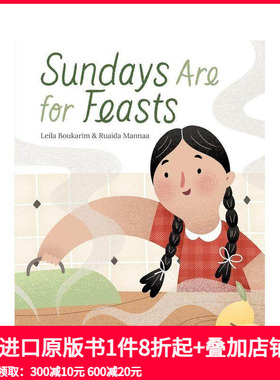 【预售】周日是个大日子 Sundays Are for Feasts 原版英文儿童绘本