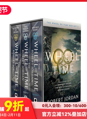 【预售】时光之轮 套装 #7-9 The Wheel Of Time Box Set 3: Books 7-9 Robert Jordan 传奇奇幻著作 原版英文文学小说