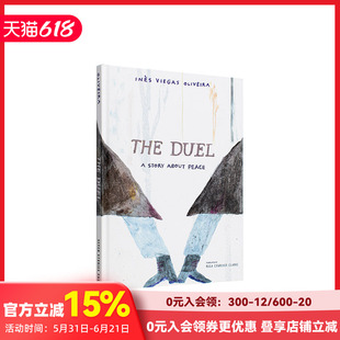 【预售】决斗:一个关于和平的故事 博洛尼亚童书展入选作品 原版英文儿童绘本 葡萄牙国家插画奖Ines Viegas Oliveira