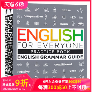 Everyone for 现货 英语学习 Guide Grammar Practice Book 英文原版 DK新视觉人人学英语：语法指南练习册English English