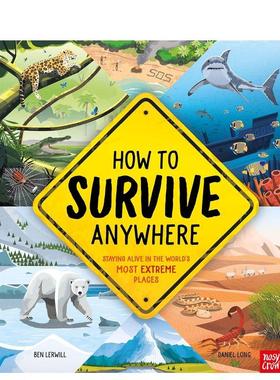 【现货】如何在任意地方生存 How To Survive Anywhere 原版英文青少年读物
