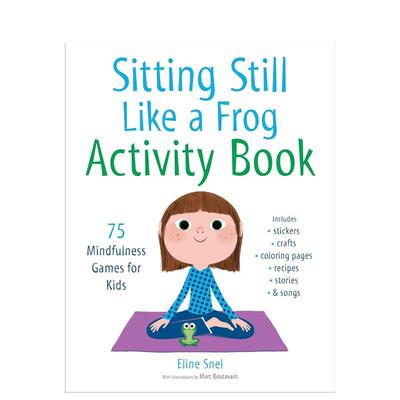 【预售】像青蛙一样坐着不动活动书：75 个儿童益智游戏 Sitting S