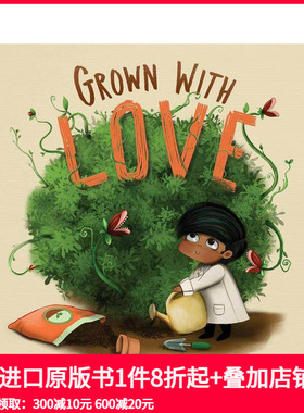 【预售】爱的成长 Grown With Love 原版英文儿童绘本