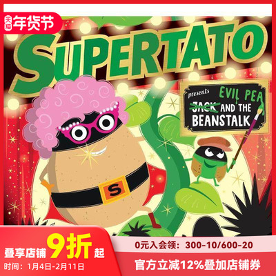 【预售】超级畅销书系列：今年圣诞节的瞩目礼物 Supertato: Presents Jack and the Beanstalk 原版英文儿童趣味
