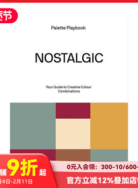 【预售】配色灵感手册：自然篇 Palette Playbook - Natural 原版英文印刷版式色彩设计 低饱和度暖暗色调