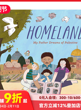 【预售】英文原版 故乡 Homeland 巴勒斯坦的故事 精装艺术插画绘本