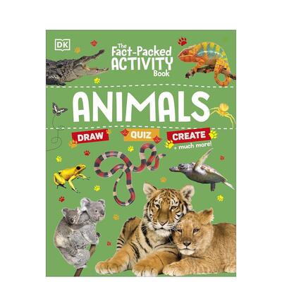 【预售】充满事实的活动书：动物 The Fact-Packed Activity Book:Animals 原版英文儿童趣味