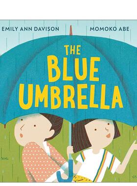 【预售】蓝色雨伞（平装版）2019世界插画奖入围插画师Momoko Abe The Blue Umbrella 原版英文儿童绘本 善本图书
