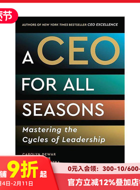 【预售】四季CEO：掌控领导力周期 A CEO for All Seasons: Mastering the Cycles of Leadership 原版英文商业行销