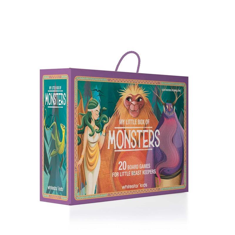【预售】我的小怪兽盒子：小怪兽饲养员的20多个游戏 My Little Box of Monsters: Over 20 Games 原版英文儿童趣味善本图书
