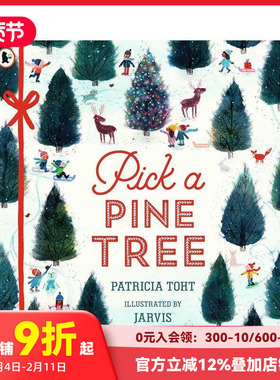 【预售】选棵圣诞树吧 Pick a Pine Tree 原版英文儿童绘本 善本图书