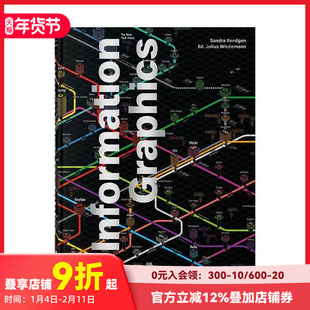 【现货】【TASCHEN】信息图形设计全书 【45th Anniversary Edition】Information Graphics 原版英文字体图案标志设计