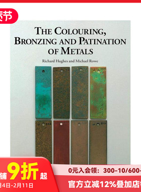 【预售】金属的着色、烫金和修补 Colouring， Bronzing and Pa 原版英文综合设计