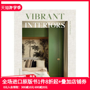 Alive 预售 Interiors with 英文室内设计装 家居设计 原版 色彩觉醒：充满生命力 饰 Vibrant Color Homes