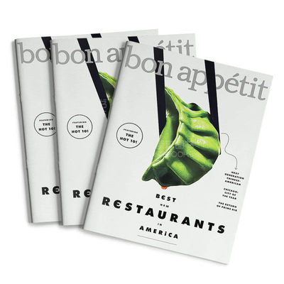 【订阅】 Bon Appétit 美国英文原版 饮食料理杂志 年订10期 E225