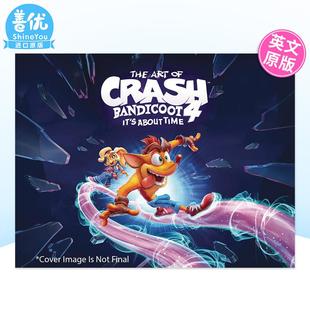 【预售】古惑狼游戏设定集 The art of Crash Bandicoot 4 原版英文艺术插画原画设定集