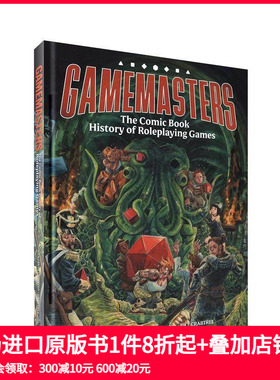 【预售】Gamemasters：角色扮演游戏漫画史 Gamemasters: The Comic Book History of Roleplaying Games 原版英文漫画书