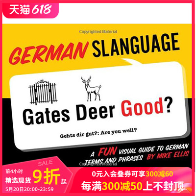 【现货】German Slanguage 德国俚语:一本有趣的德语术语和短语视觉指南