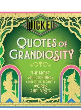 【预售】豪言隽语 Quotes of Grandiosity 原版英文生活综合 善本图书