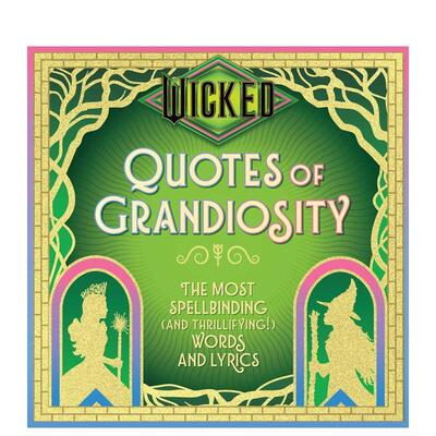 【预售】豪言隽语 Quotes of Grandiosity 原版英文生活综合 善本图书