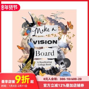 【预售】制作愿景板 Make a Vision Board 原版英文生活综合