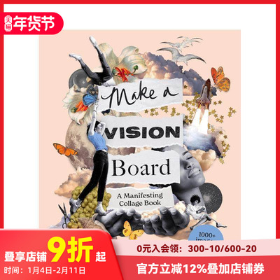 【预售】制作愿景板 Make a Vision Board 原版英文生活综合