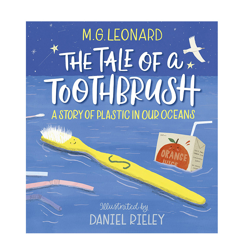 【预售】英文原版 牙刷的故事：我们海洋中的塑料故事 The Tale of a Toothbrush 儿童艺术插画英语绘本 进口图书 善本童书